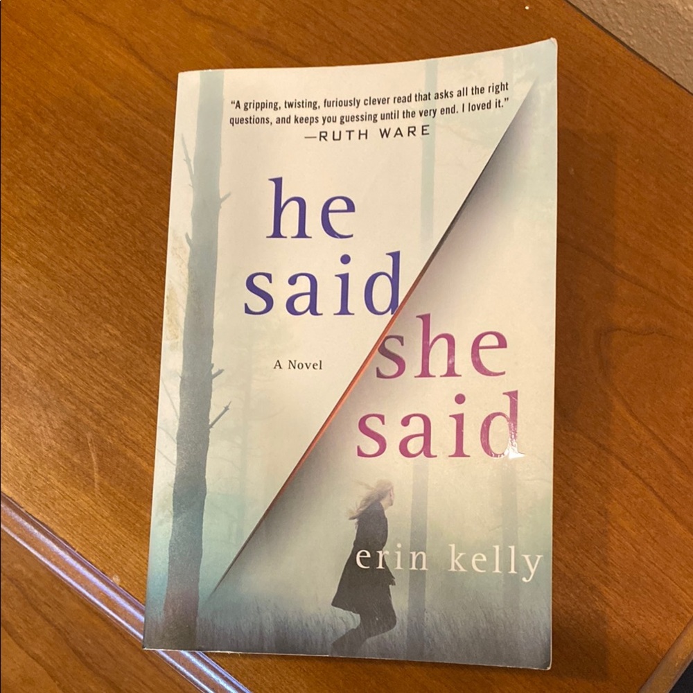 He Said She Said novel by Erin Kelly